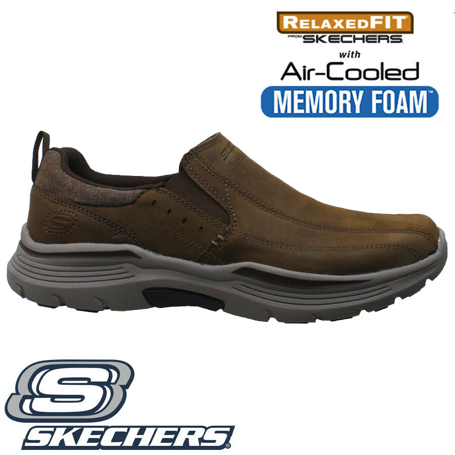 skechers air cooled memory foam mens price